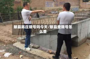 献县陈庄限号吗今天/献县查限号怎么查