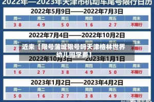 近来【限号蒲城限号吗天津格林世界幼儿园学费】