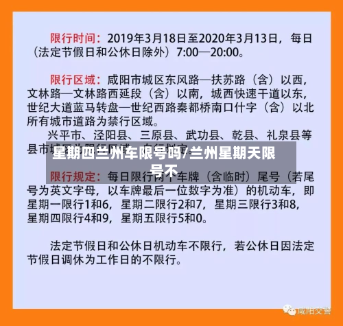 星期四兰州车限号吗/兰州星期天限号不-第1张图片