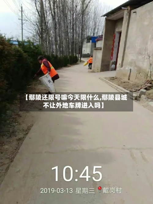 【鄢陵还限号嘛今天限什么,鄢陵县城不让外地车牌进入吗】-第1张图片