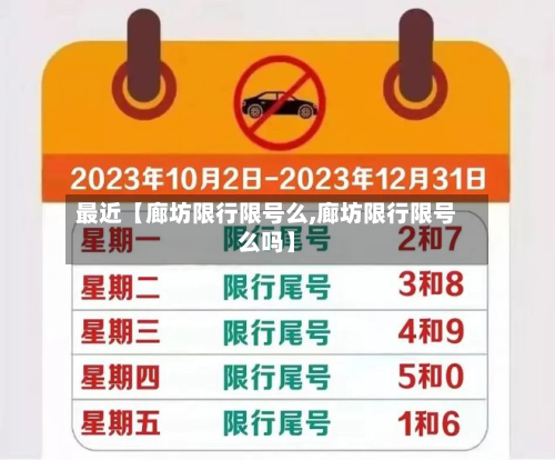 最近【廊坊限行限号么,廊坊限行限号么吗】-第2张图片