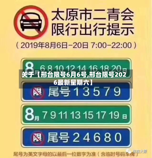 关于【邢台限号6月6号,邢台限号2026最新星期六】-第1张图片