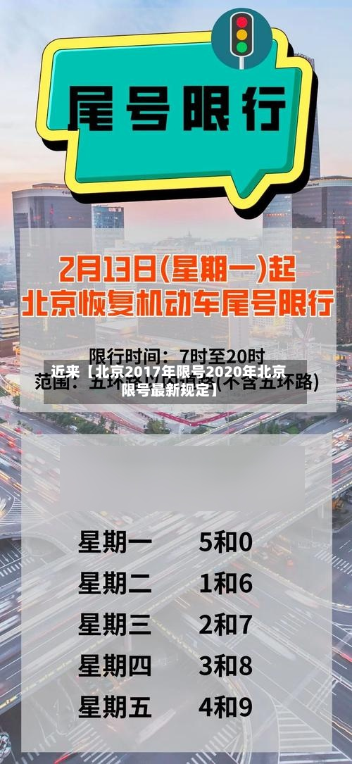 近来【北京2017年限号2020年北京限号最新规定】-第2张图片