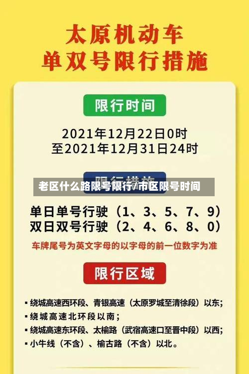 老区什么路限号限行/市区限号时间-第1张图片