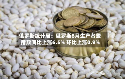 俄罗斯统计局：俄罗斯8月生产者费用指数同比上涨6.5% 环比上涨0.9%-第2张图片