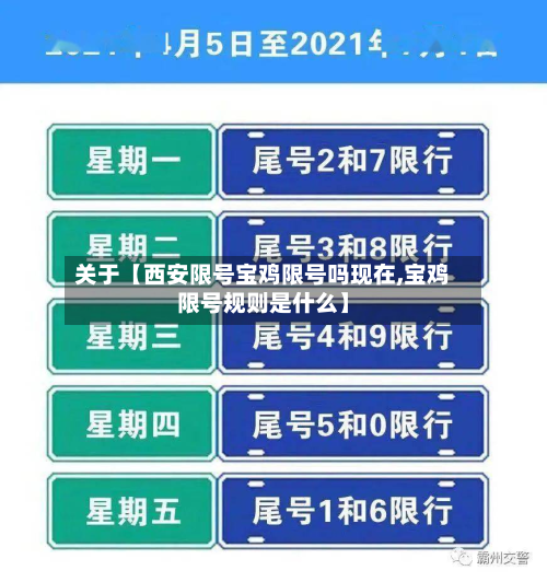 关于【西安限号宝鸡限号吗现在,宝鸡限号规则是什么】-第2张图片