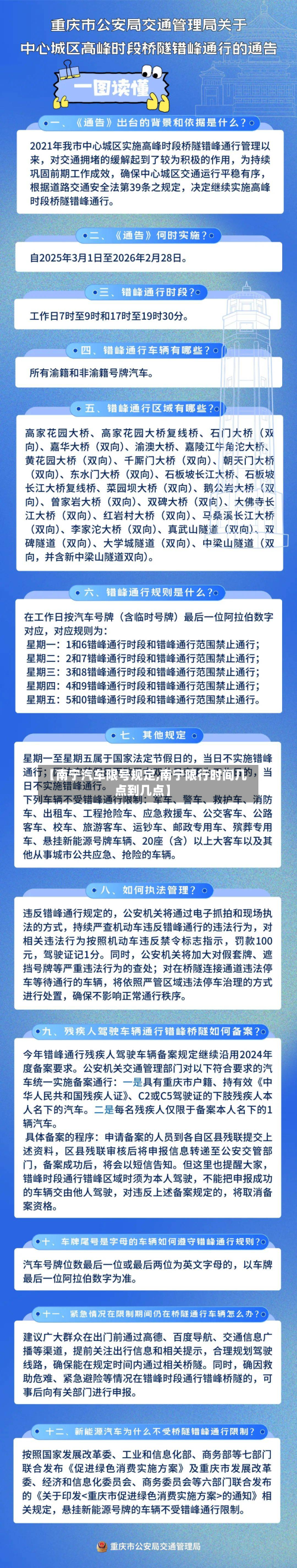 【南宁汽车限号规定,南宁限行时间几点到几点】-第2张图片