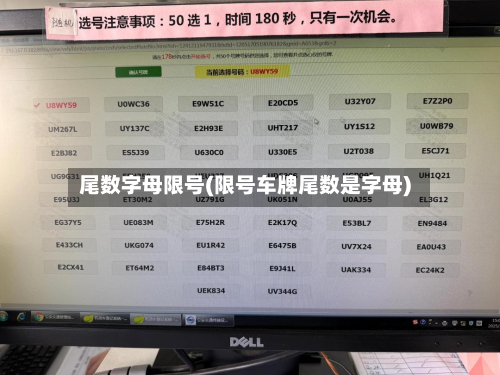 尾数字母限号(限号车牌尾数是字母)-第3张图片